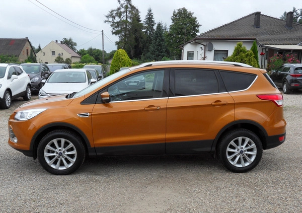 Ford Kuga cena 74907 przebieg: 120000, rok produkcji 2016 z Warta małe 254